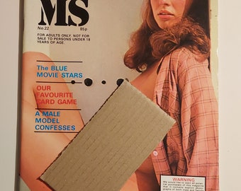 Nuova azione Ms RARE Vintage Retro ADULT Glamour Magazine - Mary Millington - Volume Numero 22