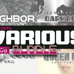 Various Fonts Bundle