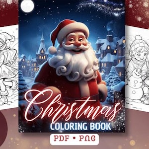 Magical Christmas Coloring Book - 50 Festive Pages for Kids!