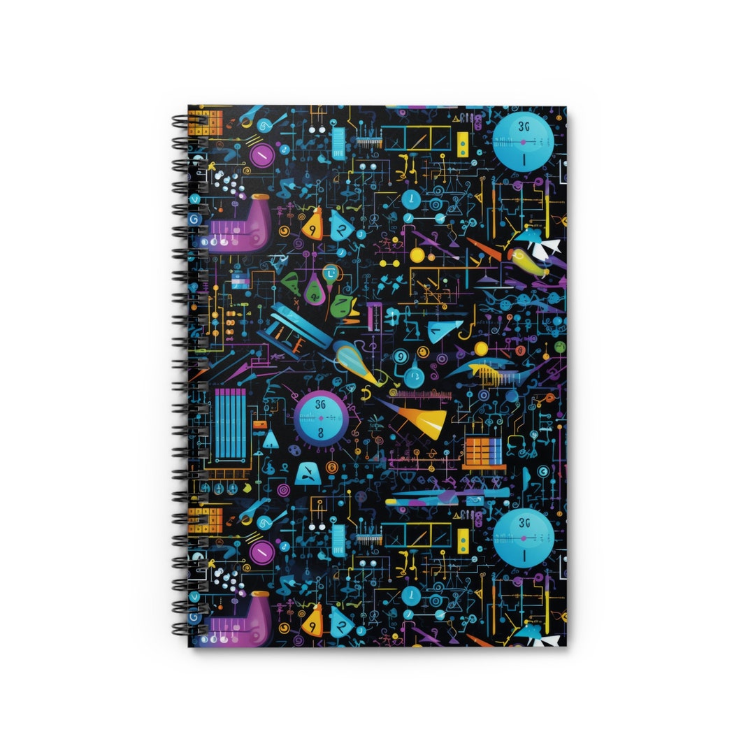 MATH Notebook for School College Shopping Lists Journal Notes Preppy ...