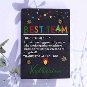 Personalisierte Notizbücher, beste Teamgeschenke, Team-Weihnachtsgeschenke, Schüttgut-Journale, Geschenke für Mitarbeiter, Dankeschön-Geschenke für Kollegen