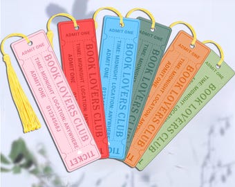 Book Club Gifts, Book Club Bookmark, Personalized Gift For Readers Book Lovers, Bookish Gifts, Book Club Squad, Gifts for Bookworm Friends