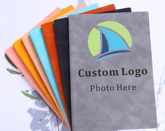 Custom Notebooks, Custom Logo Journal, Personalized Thank You Gift for Employee, Small Business Company Gifts, Corporate Gifts for Clients