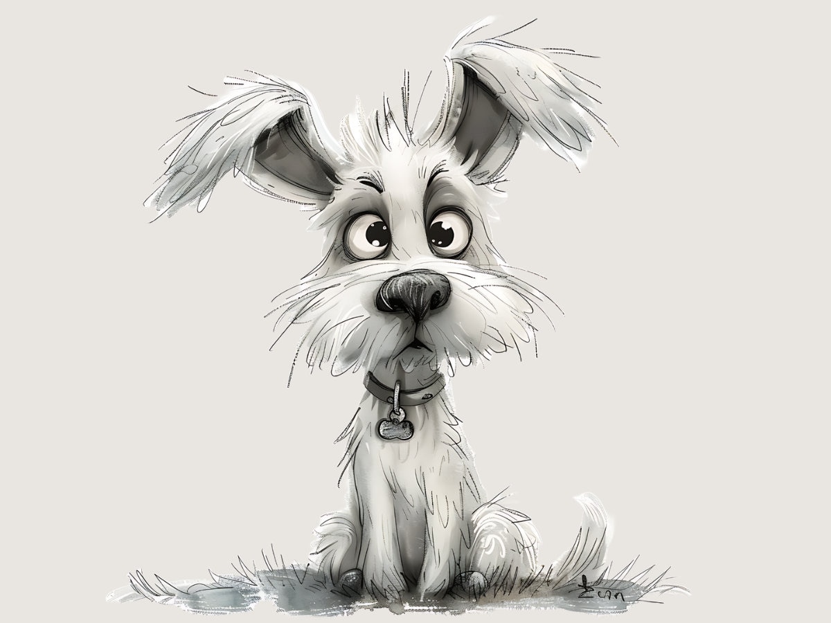 Quirky Dog Clipart PNG Bundle Whimsical Dogs Sublimation Clip Art ...