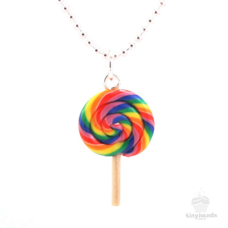 Food Jewelry Scented Lollipop Necklace Foodie Jewelry Etsy