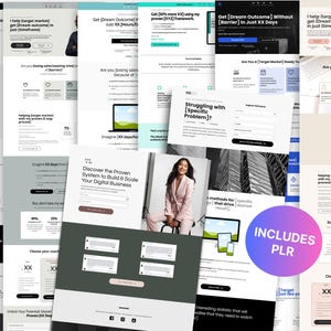 System.io Templates Systeme.io Template Bundle PLR, Systeme Sales Funnel Templates ...