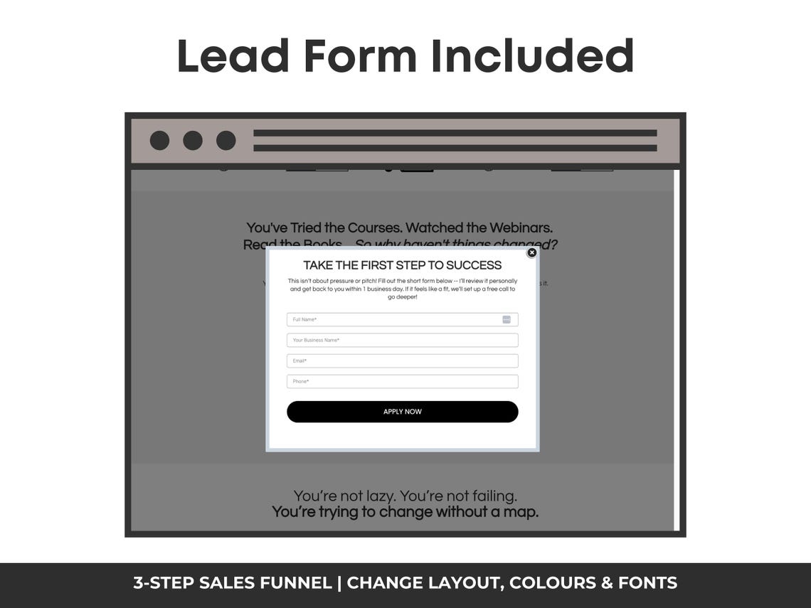 Gohighlevel Coaching Funnel Template, Gohighlevel Website Template