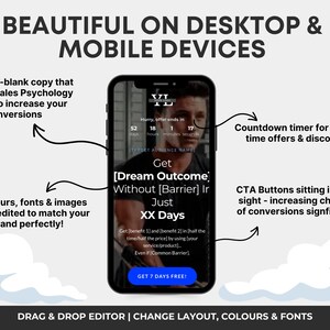 Gohighlevel Website Template, Coaching Services Funnel, Coach Website Design, Membership Landing Page, Coaching Program Template