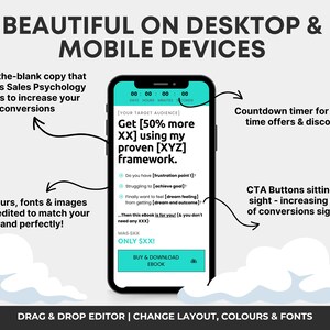 Ebook sales page template Systeme.io, ebook funnel template, author landing page Systeme.io, digital ebook sales page, ebook checkout page, self publishing sales funnel, coach ebook funnel, ebook landing page template, done for you ebook funnel, CRO designed ebook sales page, digital product landing page, ebook launch funnel template