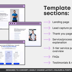 Gohighlevel Website Template, Coaching Services Funnel, Coach Website Design, Membership Landing Page, Coaching Program Template