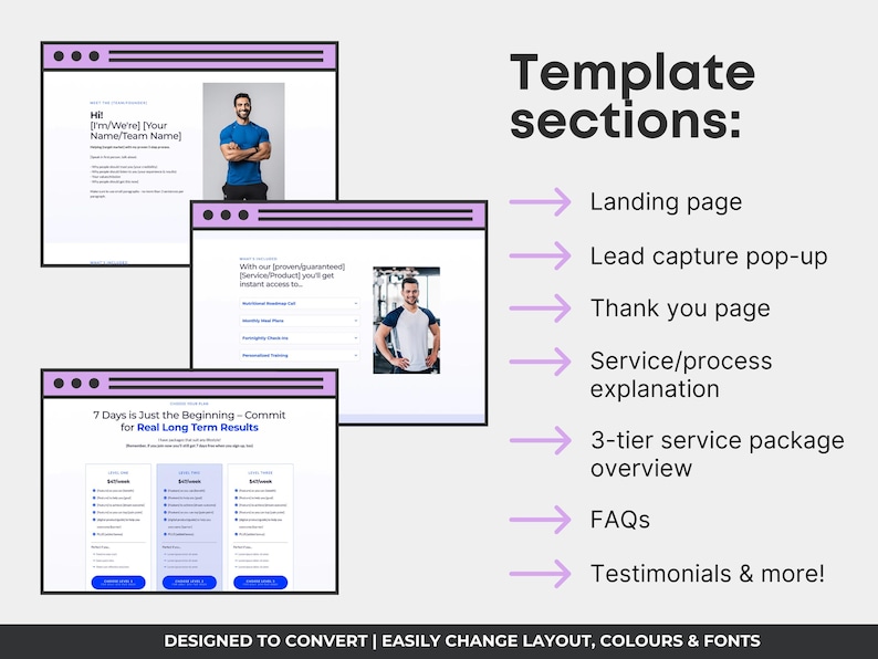Gohighlevel Website Template, Coaching Services Funnel, Coach Website Design, Membership Landing Page, Coaching Program Template