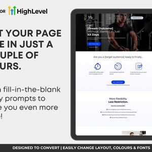 Gohighlevel Website Template, Coaching Services Funnel, Coach Website Design, Membership Landing Page, Coaching Program Template