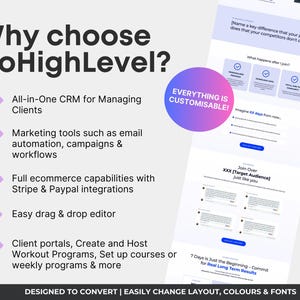 Gohighlevel Website Template, Coaching Services Funnel, Coach Website Design, Membership Landing Page, Coaching Program Template