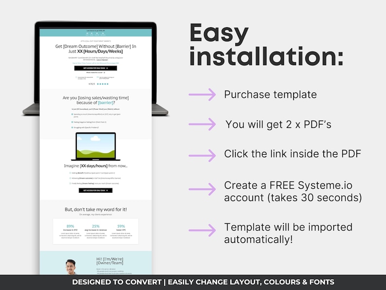 Systeme io Online Course Funnel Template Course Sales Funnel Template Systeme io Online Course Funnel Template Course Sales Funnel Template