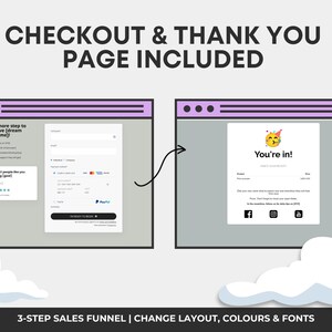 Single Page Website Template for Business Coaching Services, Systeme.io Sales Page Template, Coach Site Template, Grey Website Design