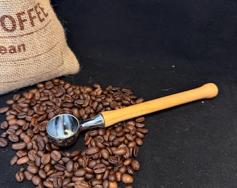Olivewood Coffee Scoop made by 13 yr old