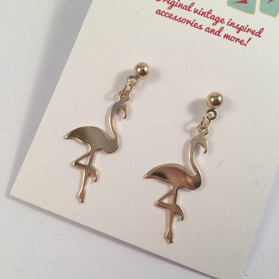 Vintage Inspired* Tiki Bamboo Hoops Tropical Birds