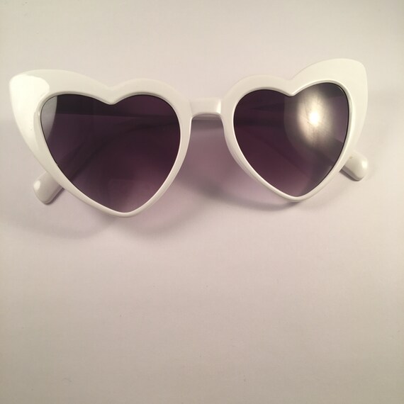 Occhiali da sole cuore Rosso Rosa Nero Bianco Retrò Rockabilly | Etsy Italia