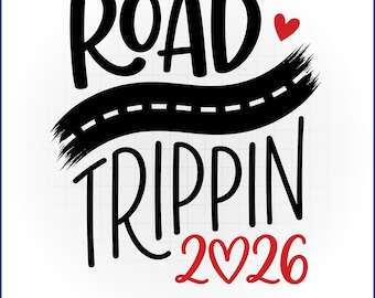 Family Road Trip 2026 SVG, Summer Vacation Vector, Travel Van Decal, Making Memories Cut