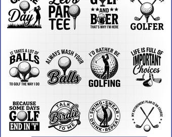 Rolig golf SVG-bunt, världens okejaste golfare vektor, fars dag-tröja, dekal med citat om att dricka