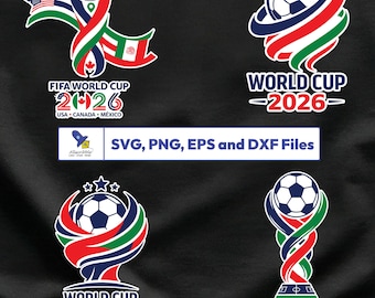 Fotbollsturnering 2026 SVG, världsfotbollsvektor, matchdagströja, fotbollsfandekal