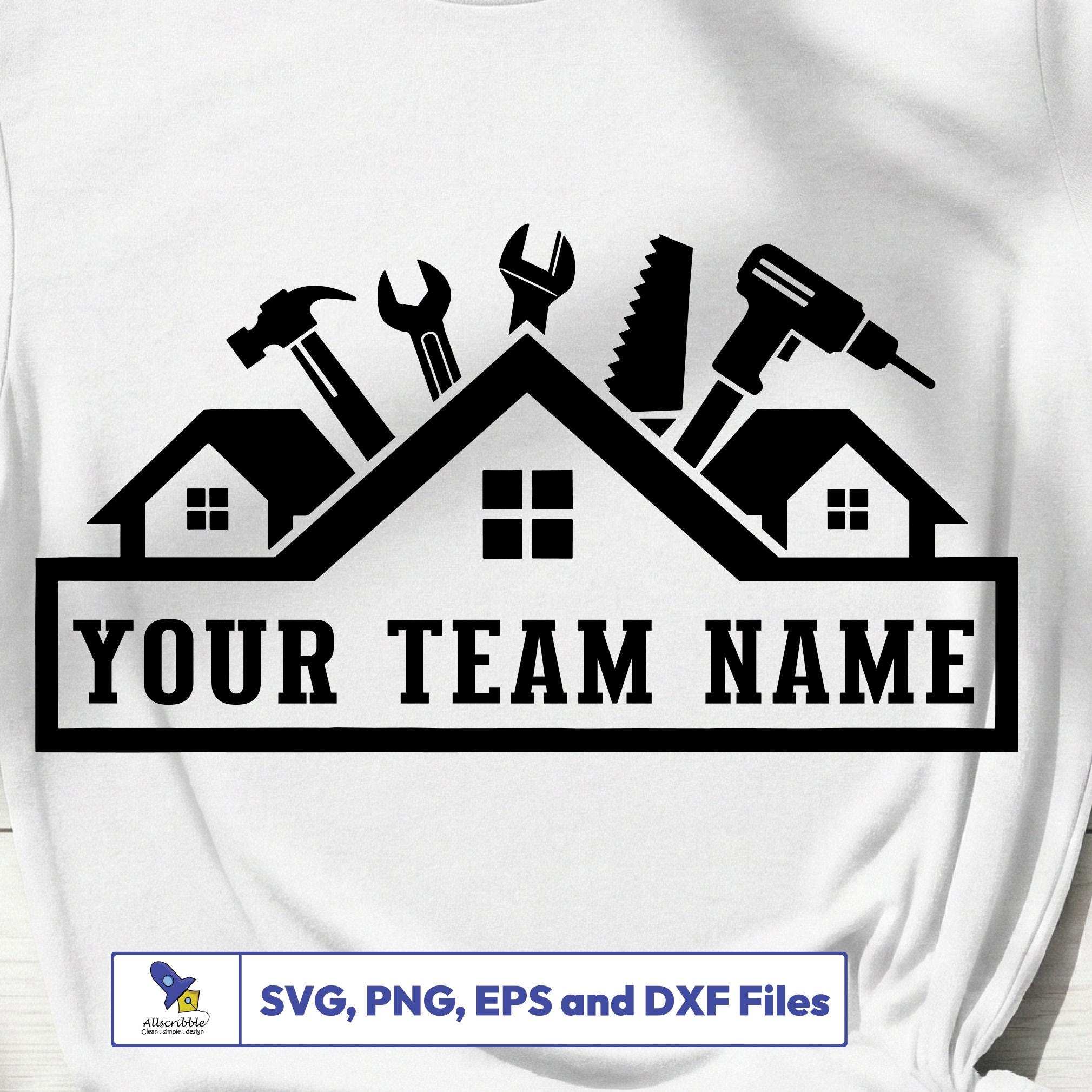 Custom Handyman SVG Bundle, Carpenter Tools Vector, Split Frame ...