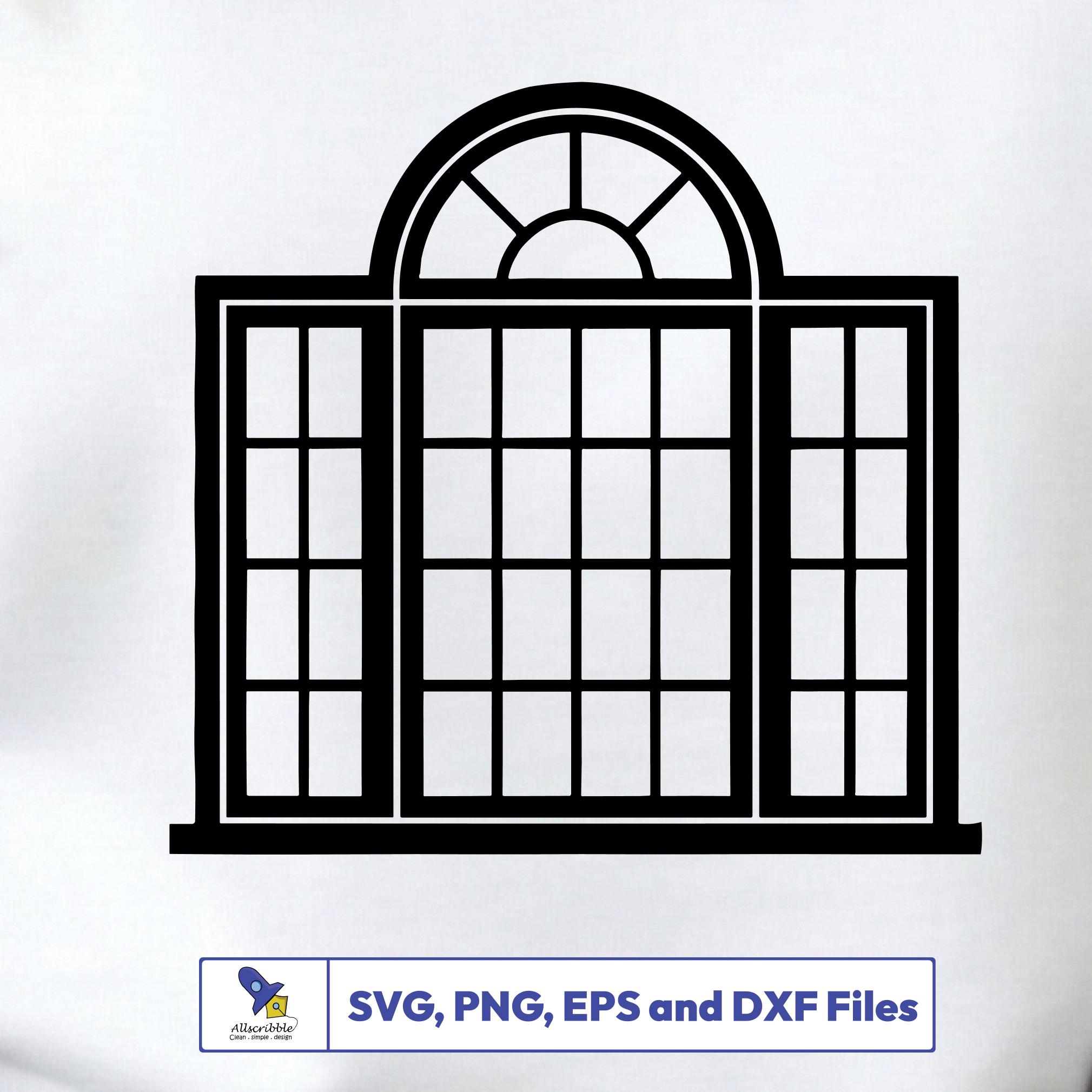 Window Frame SVG Bundle, Diamond Pane Window, Farmhouse Decor Vector ...