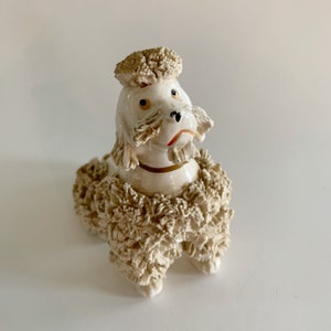 Vintage Japan Spaghetti Porcelain French Poodle