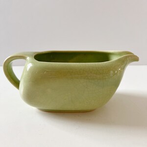 Green Gravy Boat Ceramic Planter Canada Antique Look Farmhouse Vintage