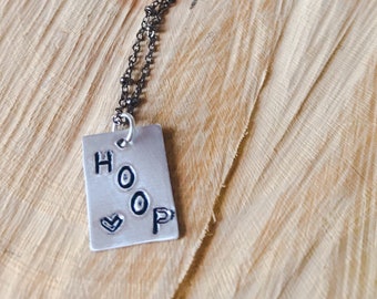 Hoop Love Necklace // Hula Hooper Necklace