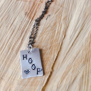 Hoop Love Necklace // Hula Hooper Necklace