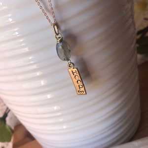 Labradorite Hoop Necklace // Hula Hooper Necklace