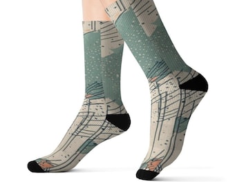 Subtle chic socks, chic socks, graphical socks, novelty socks, novelty, graphical, chic