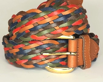 Rainbow Webbing Belt D Ring 1.25 display picture 1