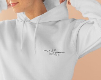 Mellow Mode - Surf Hoodie Sweatshirt - Sunset Surfer Style