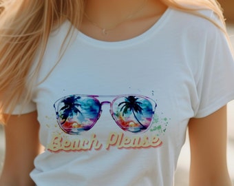 Cool Summer T-Shirt Jersey Unisex Surfing Shirt Beach Vibes