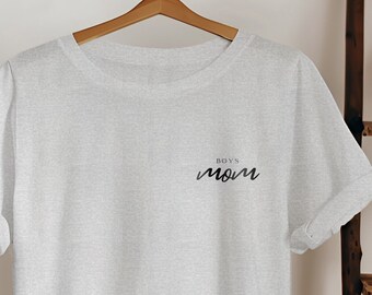 Boy Mom T Shirt Musthave Mom Shirt 100% Cotton Mama Shirt Mom to Be Gift Idea Ökotex