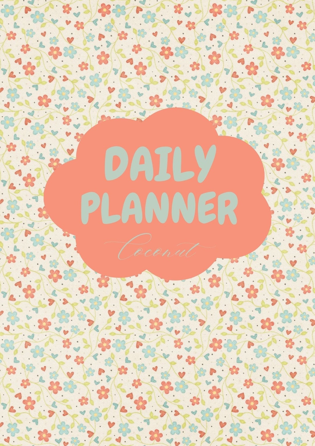 Floral Planner Printable Pdf - Etsy