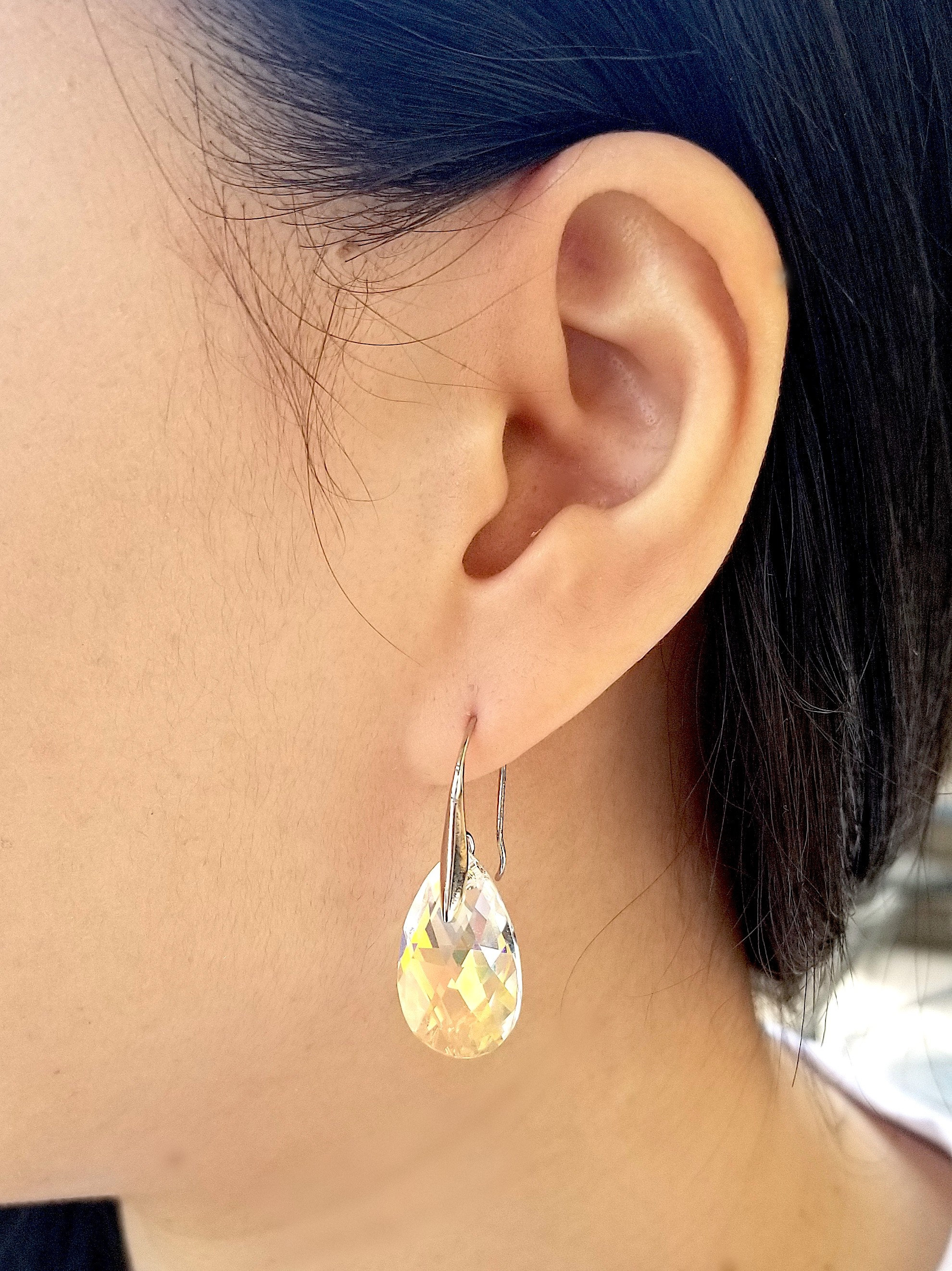 Orecchini pendenti in argento e oro | Viganò Milano 1919
