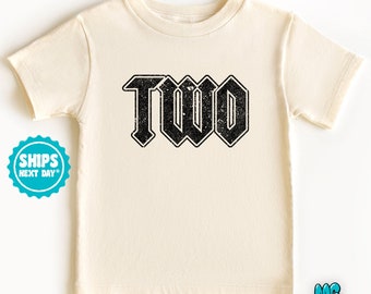 2nd Birthday Shirt for Toddler Second Birthday Shirt Two Birthday Shirt Girl Boy Trendy Shirt for 2 Year Old Birthday Gift for Toddler #0051