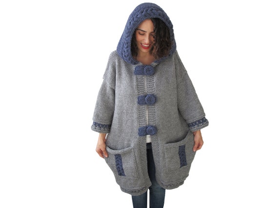 maxi cardigan wool