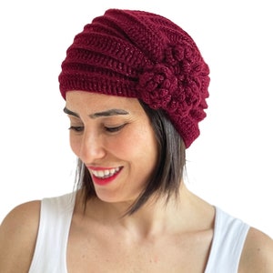 Wool Turban Hat, Winter Hat, Head Wrap, Knitted Turban Hat, Wool Head Wrap, Knitted Head Wrap, Winter Beanie, Gift For Her, Gift For Mom