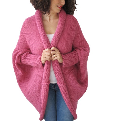 Wrap Sweater Wrap Cardigan Oversized Cardigan Open Front Etsy