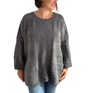 Woman Sweater, Wool Sweater, Hand Knitted Sweater, Knitwear