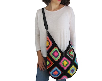 NEW ARRIVAL!!! Afghan Bag, Granny Square Bag, Tote Bag, Granny Square Crochet Bag, Crochet Bag, Shoulder Bag, Mama Bag, Handbag