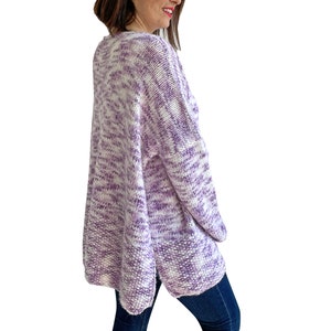 Knit Sweater, Wool Sweater, Woman Sweater, Hand Knit Sweater,