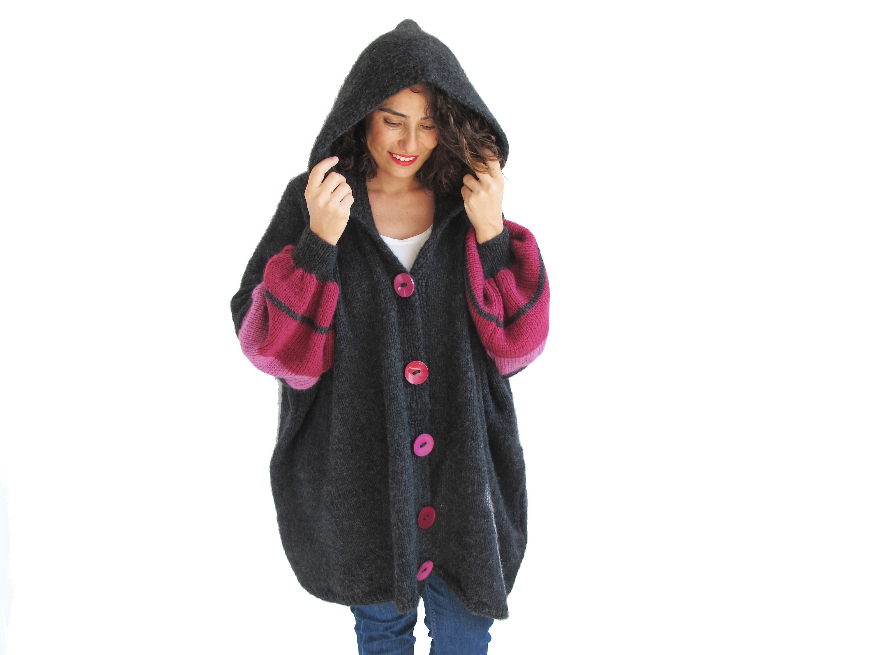 cardigan with big sleeves