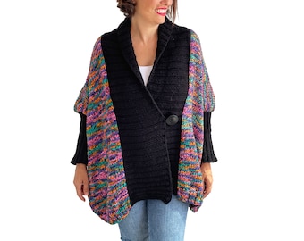 Frau Strickjacke, Wolle Cardigan, Wolljacke, Hand stricken Jacke, Strickjacke