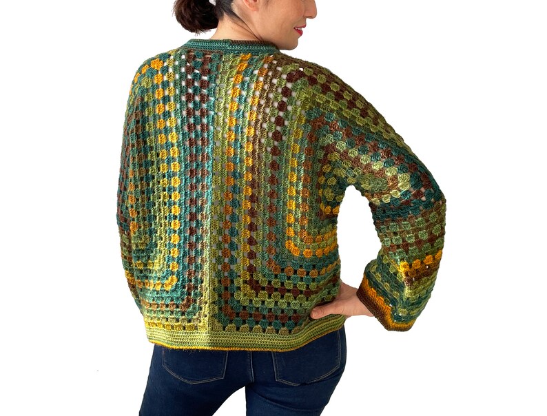 Hexagon Jacket Hexagon Cardigan Crochet Jacket Crochet Etsy