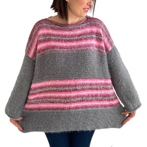 Wool Sweater, Woman Sweater, Loose Fit Sweater